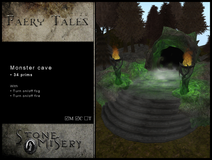 .:S.M:. Faery Tales - Monster Cave (green)