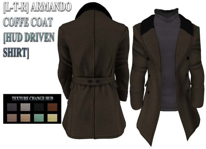 [L-T-R] Armando Coffe Coat (HUD Driven Shirt)