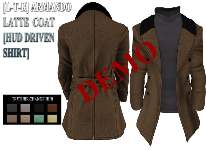 [L-T-R] DEMO Armando Latte Coat  [HUD Driven Shirt]