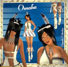 Omaha la Perla full female wild west indian outfit - Resell box