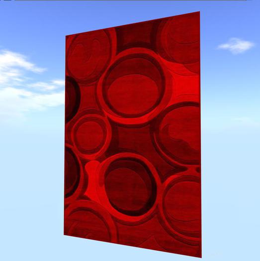 RUG MODERN RED 45, V