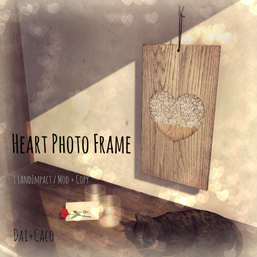 [Dai+Caco] Heart Photo Frame