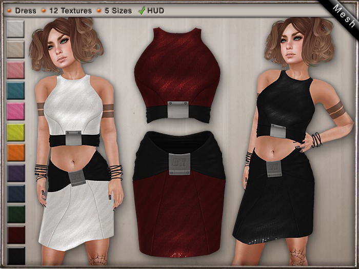 DN Mesh: CremeFresh Dress w HUD