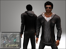 M-Creations *MESH & FITMESH* Jacket & Hoodie Carl Black (BOXED)