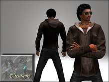 M-Creations *MESH & FITMESH* Jacket & Hoodie Carl Brown (BOXED)