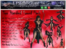 ~ Medusa weapons ~ Two Handed Sword Animations Pack 1 (Boxed)