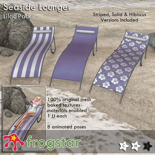 Frogstar - Seaside Lounger (Lilac Pack) BOXED