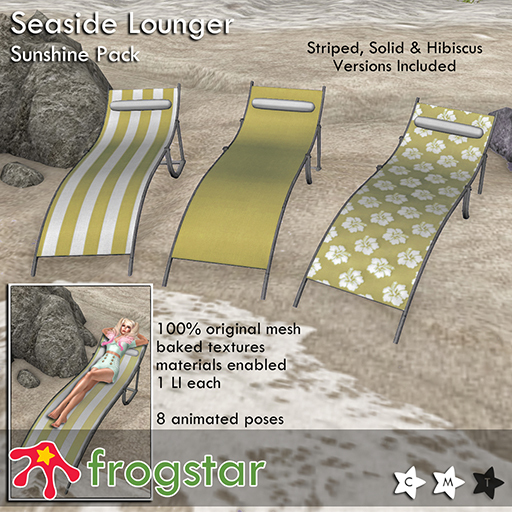 Frogstar - Seaside Lounger (Lilac Pack) BOXED