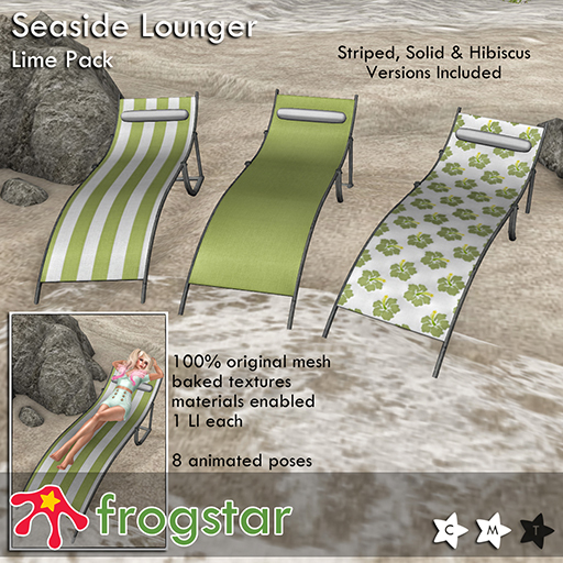 Frogstar - Seaside Lounger (Lilac Pack) BOXED