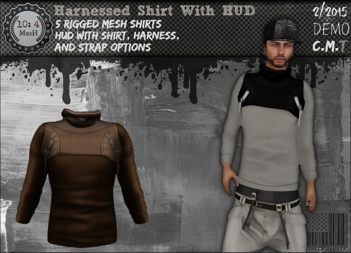 *10: 4 ~ MesH ~ Harnessed Shirt ~ DEMO