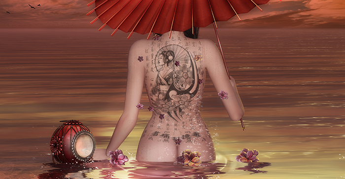 Abi's poses - Kneeling set - Geisha