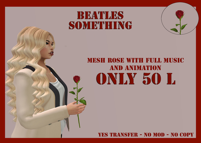 *MESH ROSE* BEATLES - SOMETHING