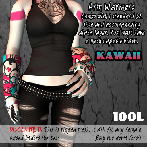 [MH] Arm Warmers - Kawaii
