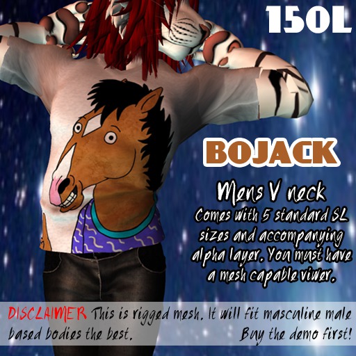 [MH] Men's V-neck - Bojack