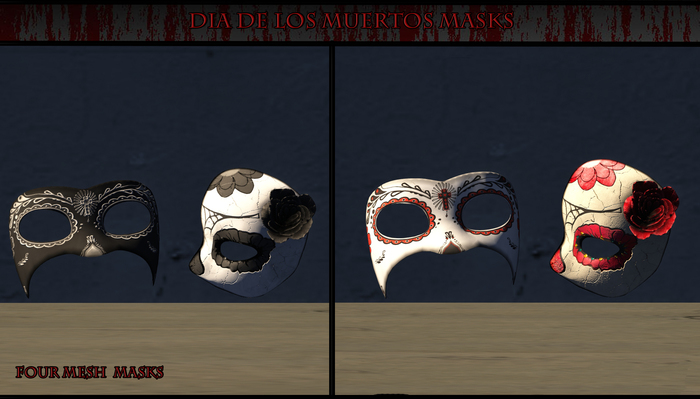 ..: AKA :.. Dia de los muertos masks