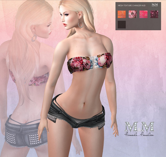 M&M-TORI SPRING TOP AND JEANS MESH