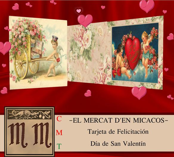 EL MERCAT D'EN MICACOS- TARJETA FELICITACION TEDDY