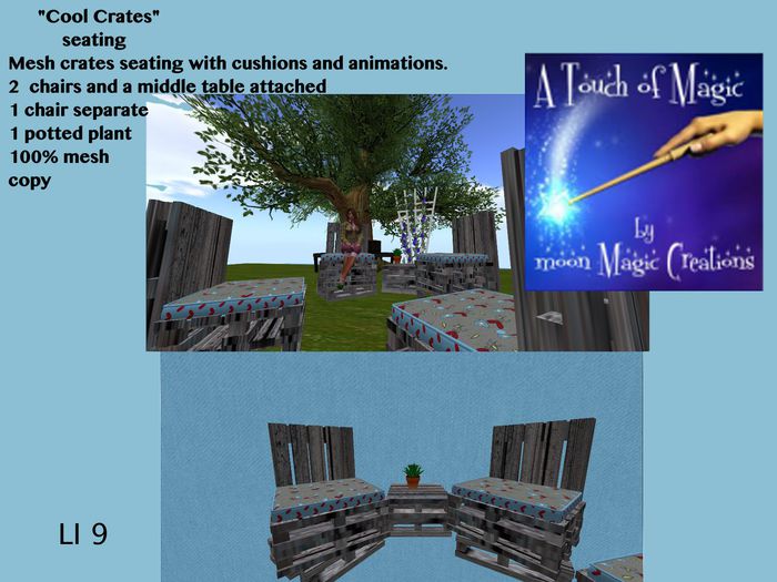 Cool Crates, Seating (boxed)