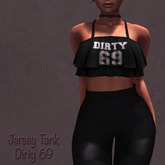 *RR* Jersey Tank - Dirty69 (black)