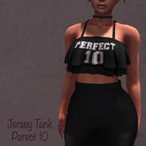 *RR* Jersey Tank - Perfect10 (black)