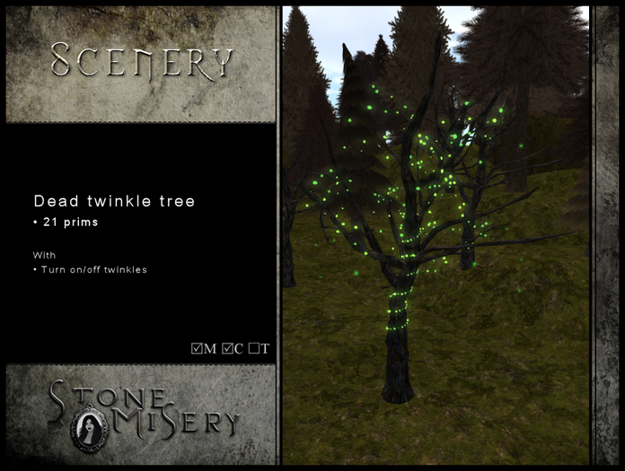 .:S.M:. Scenery - Dead Twinkle Tree - Green