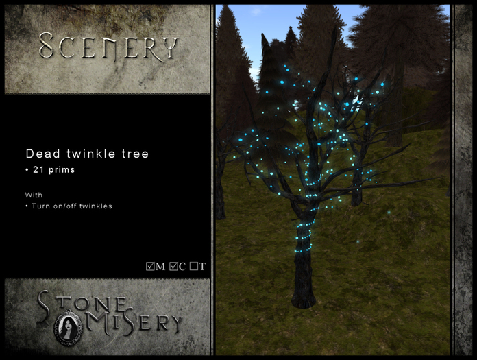 .:S.M:. Scenery - Dead Twinkle Tree (blue)
