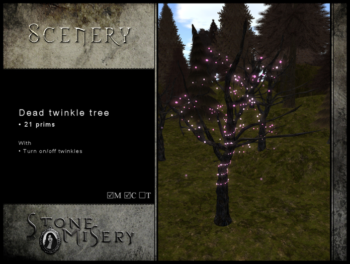 .:S.M:. Scenery - Dead Twinkle Tree - Pink