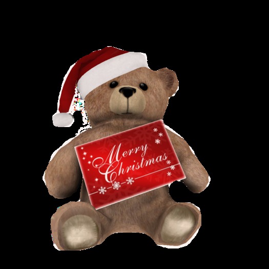 ~*P!P*~ Pretty Po!son Christmas Bear With Card