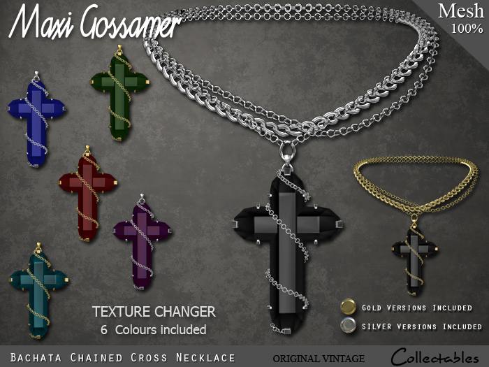 Necklace - Bachata Chained Cross