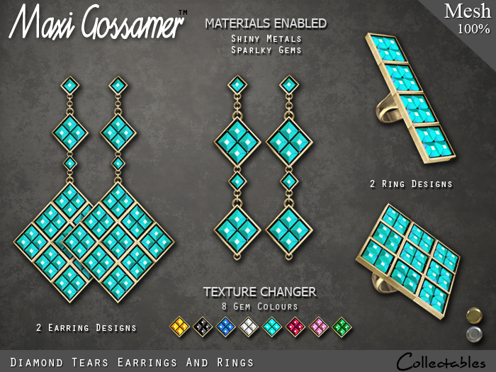 Necklace - Valencia - Texture Changing (V1)
