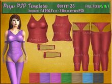 Peeps PSD Templates Outfit 23