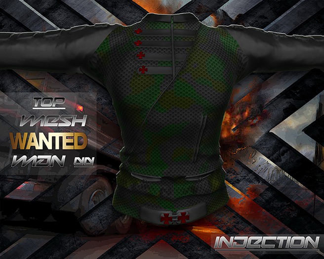 Jacket Cross  Military tropical
