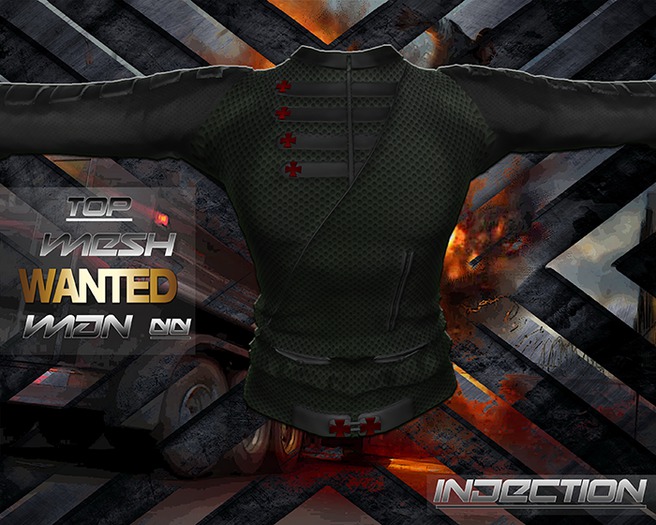 Jacket  Cross green Military