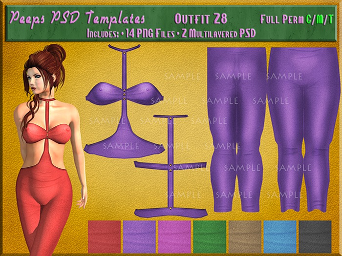 Peeps PSD Templates Outfit 28