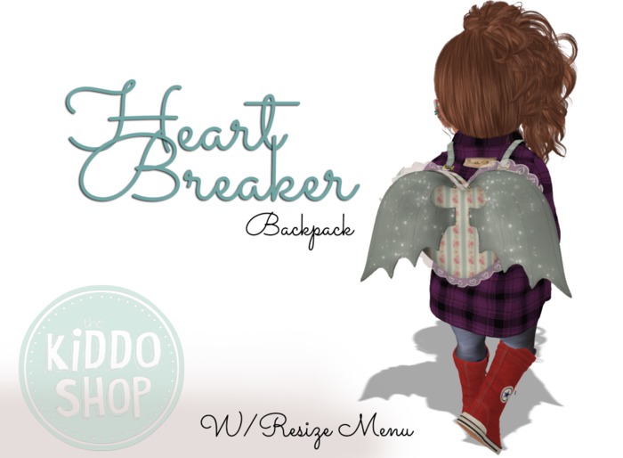 ~TheKiddoShop~HeartBreaker BackPack -  Vintage (BOXED)
