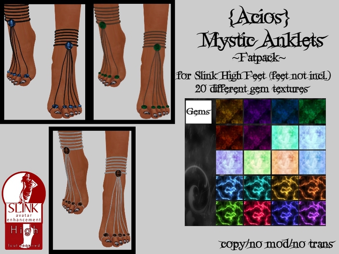 {Acios} Mystic Anklets ~Fatpack~