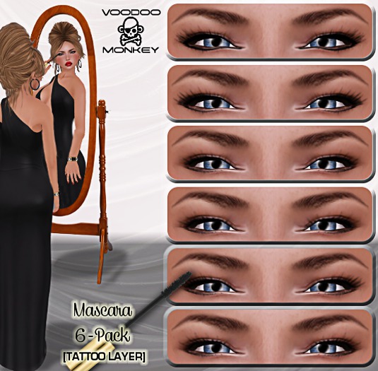 Mascara 6-pack ::VoodooMonkey::