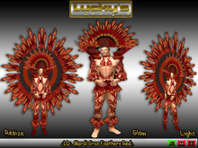 .:LD:. Mardi Gras Feathers Red:.