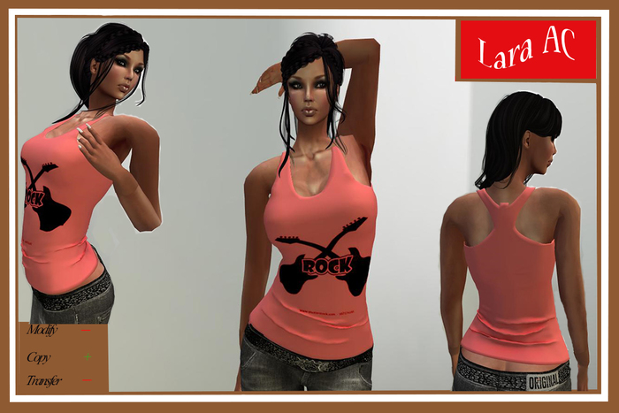Lara AC Mesh Top Pink  Eva