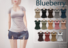 Blueberry cassy knotted shirts2