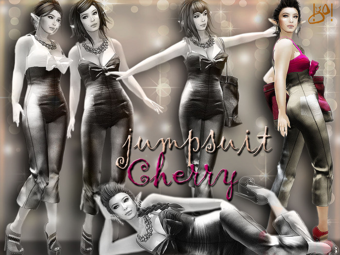 !gO! Jumpsuit - cherry