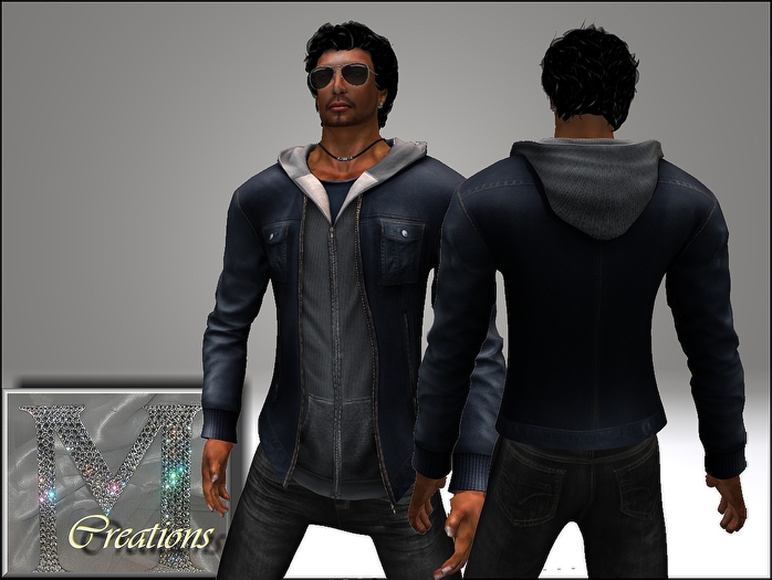 M-Creations *MESH & FITMESH* Jacket & Hoodie Carl Blue (BOXED)