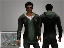 M-Creations *MESH & FITMESH* Jacket & Hoodie Carl Green (BOXED)