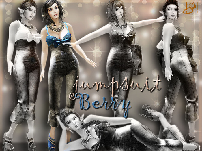 !gO! Jumpsuit - berry