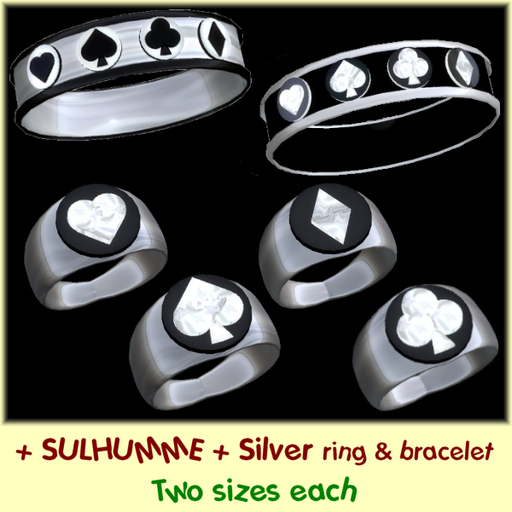 [CS] : + SULHUMME + Silver ring & bracelet