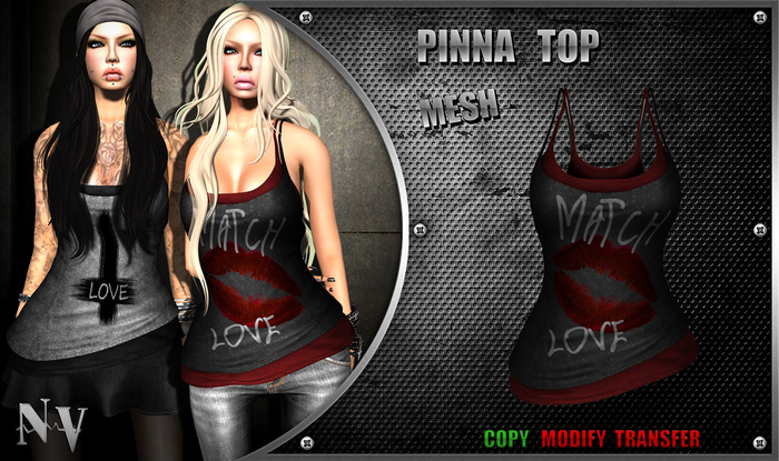[NV] Pinna Top -Love-