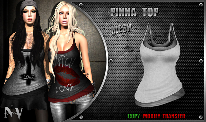 [NV] Pinna Top -White-