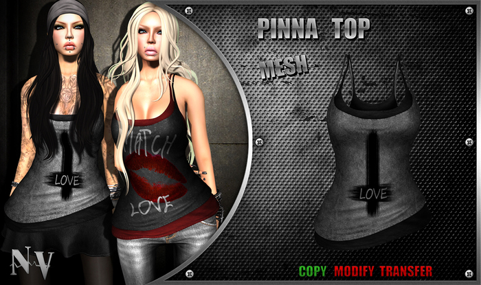 [NV] Pinna Top -Cross-