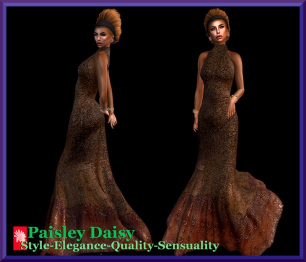 Paisley Daisy -  Ritual Sable Gown