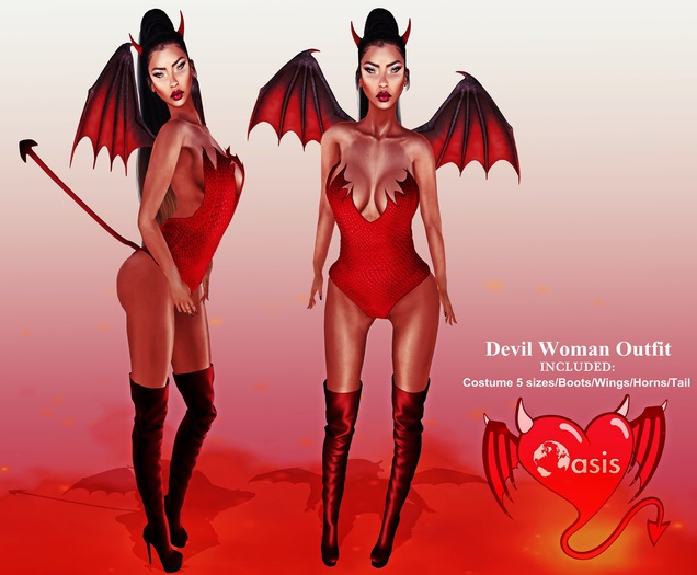 .O A S I S. Devil Woman Outfit